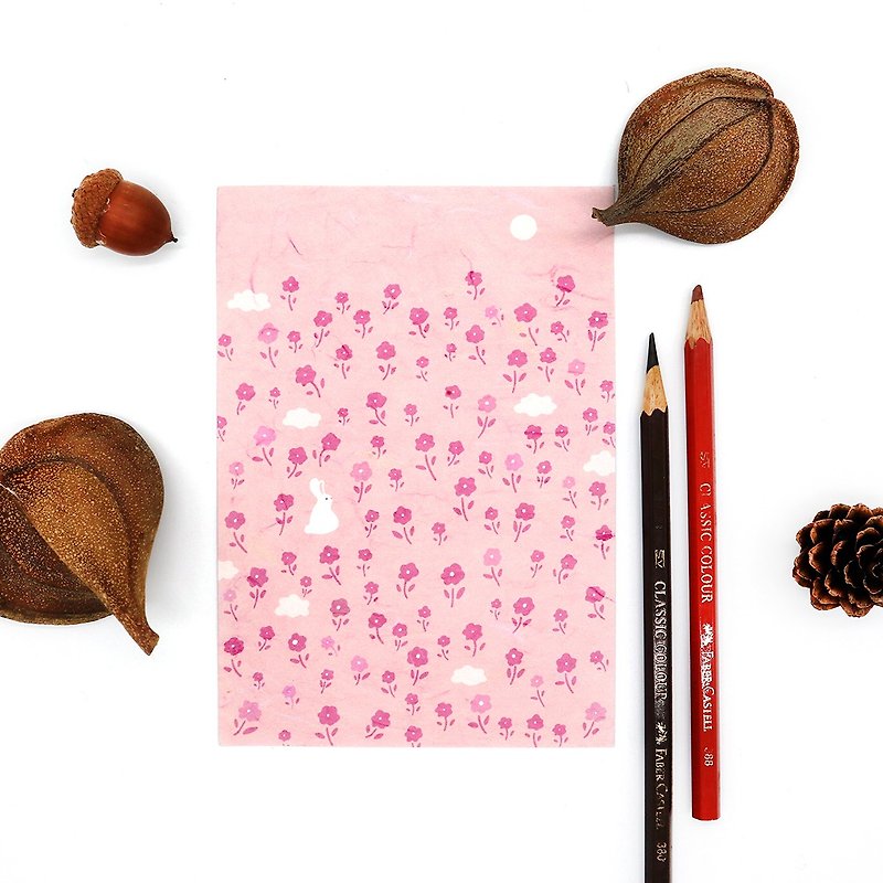 明信片-花开 - 卡片/明信片 - 其他材质 粉红色
