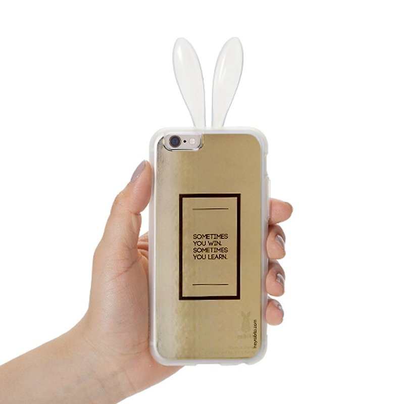 韩国rabito兔耳造型手机壳 BlingBlingiPhone 6_inlayer set2  (透明壳+替换底片) - 手机壳/手机套 - 塑料 