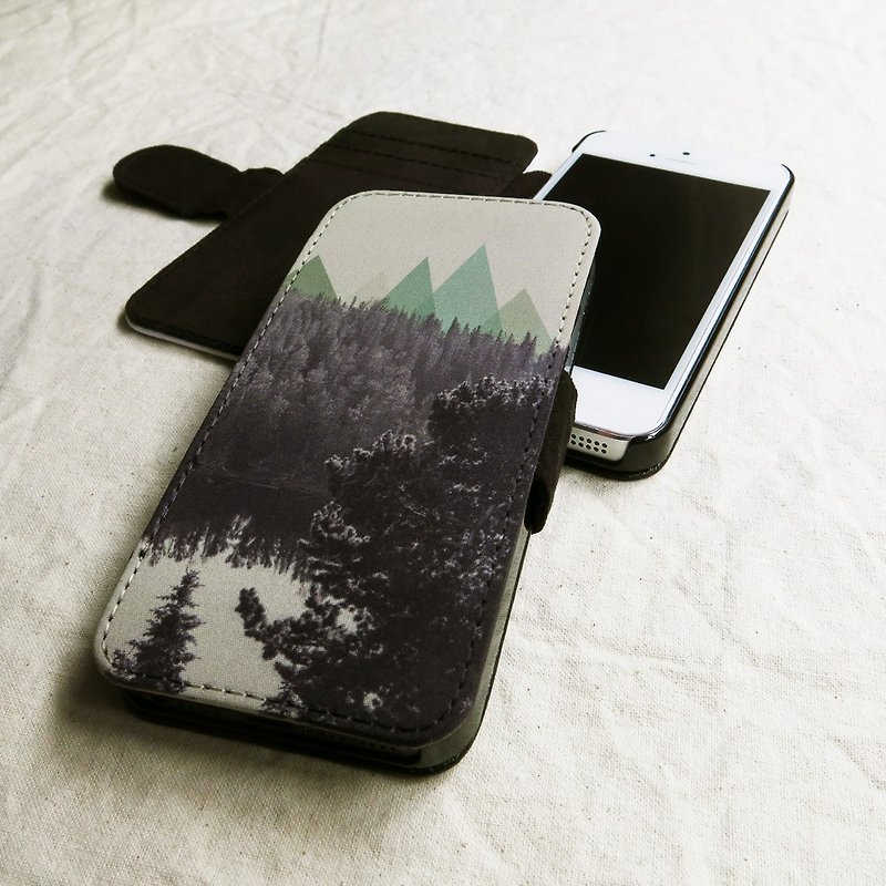 OneLittleForest - 原创手机保护套- iPhone 5, iPhone 4, iPhone 5c- 高山森林 - 手机壳/手机套 - 其他材质 咖啡色