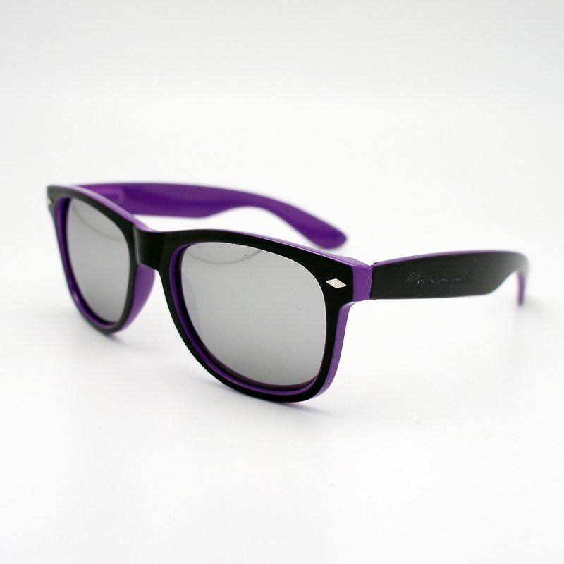 BLR 雷朋款 Eyewear 太阳眼镜 安娜苏双色 限量版 - 墨镜 - 塑料 黑色