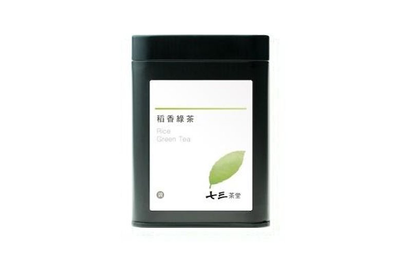 【七三茶堂】稻香绿茶/茶包/小铁罐-7入 - 茶 - 其他金属 
