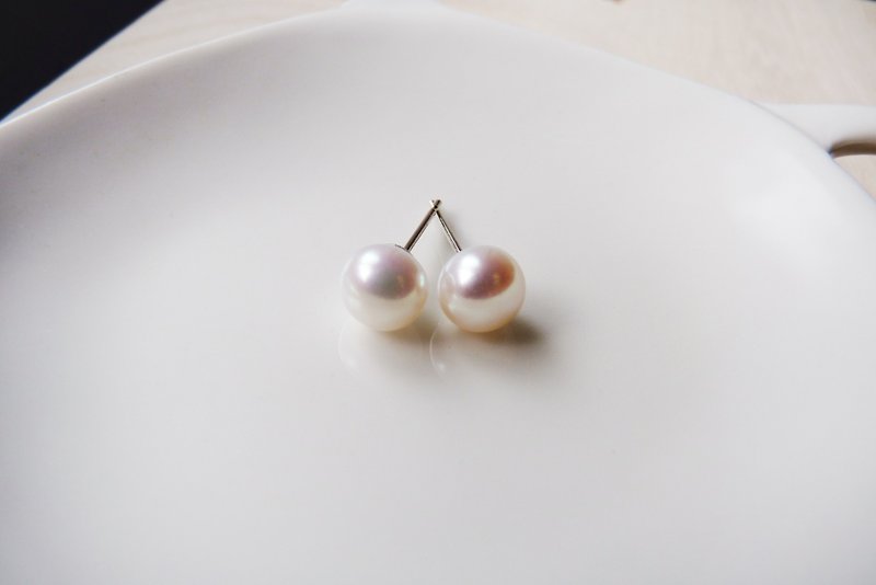 ❖FANG❖【天然珍珠】耳环 - 耳环/耳夹 - 宝石 白色