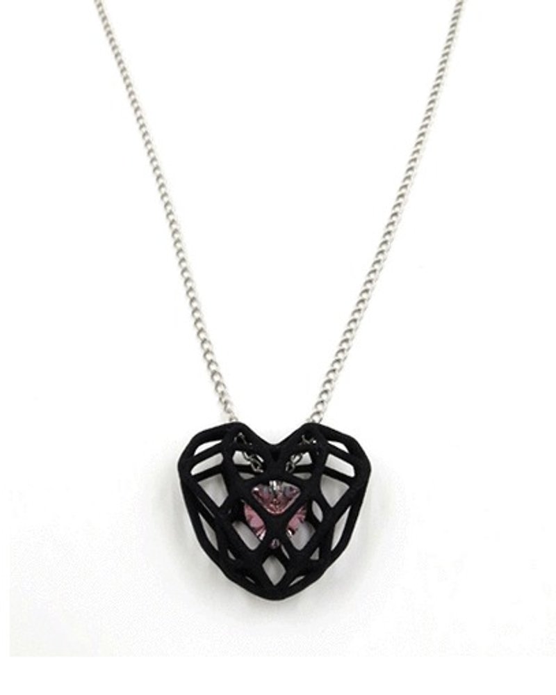 3D打印饰物项链 - 三维打印 x Cell Heart Pendant - 项链 - 塑料 