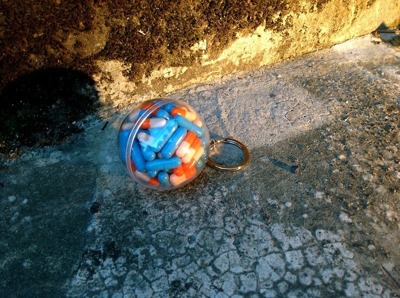 球救系列钥匙圈—橘子海 - 吊饰 - 塑料 多色