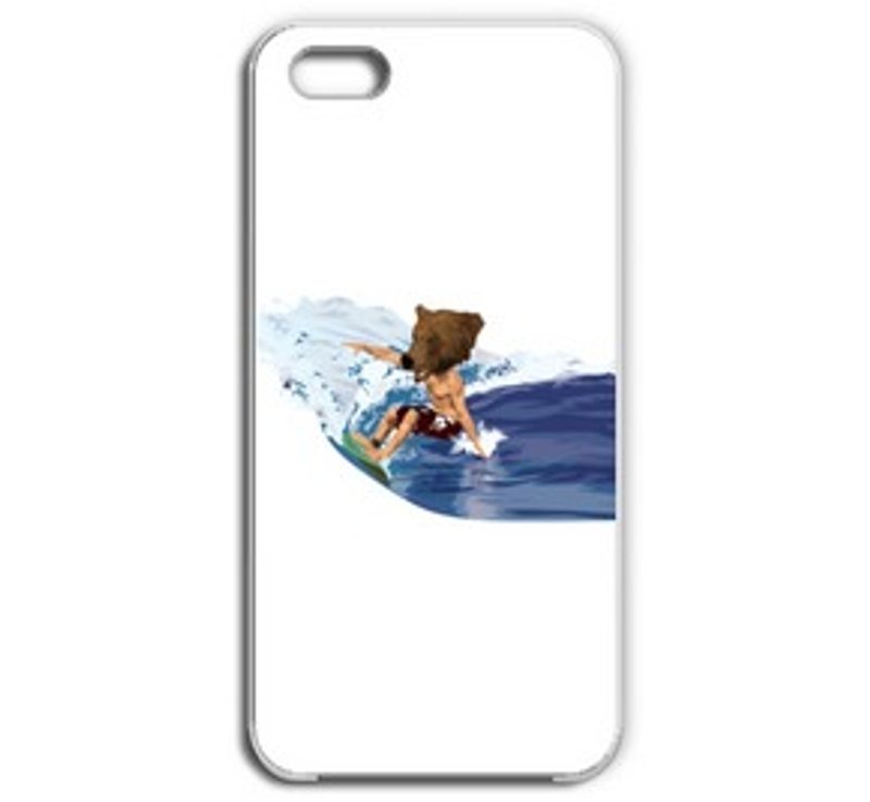 BEAR SURFING（iPhone5/5s case） - 手机壳/手机套 - 塑料 白色