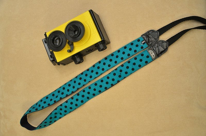 绿底黑点 舒压背带 相机背带 乌克丽丽    Camera  Strap - 相机背带/脚架 - 其他材质 