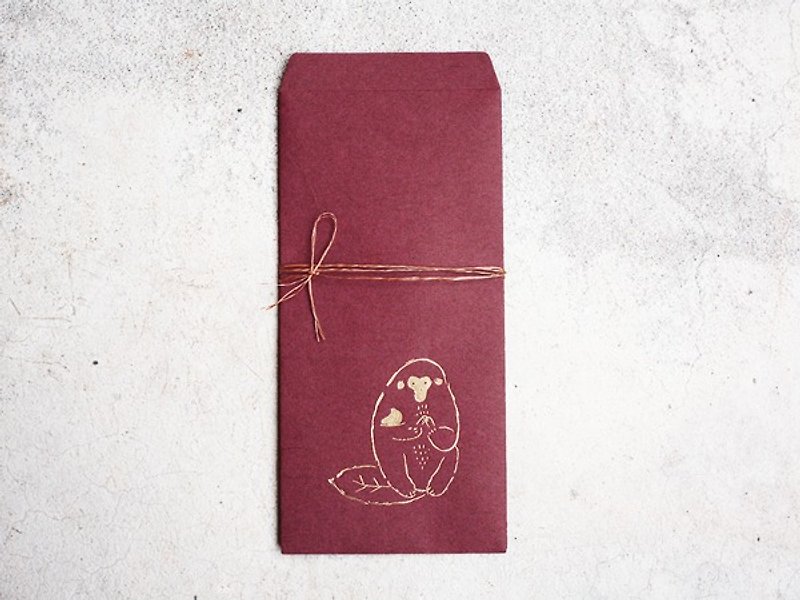 猴年棉纸红包袋(一组3入) - 红包/春联 - 纸 红色
