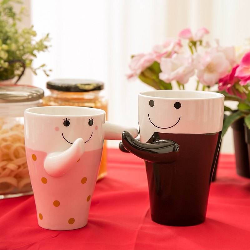 sunart 对杯 - 双人舞 - 咖啡杯/马克杯 - 其他材质 粉红色