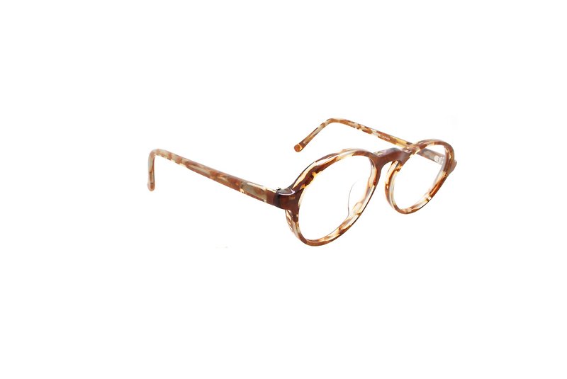 可加购平光/度数镜片 Kansai Yamamoto 山本寛斎 KY89PL 古董眼镜 - 眼镜/眼镜框 - 塑料 咖啡色