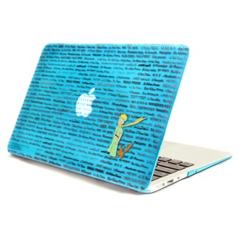 小王子授权系列-千言万语《 Macbook  12寸/Air 11寸 专用 》水晶壳 - 平板/电脑保护壳 - 塑料 蓝色
