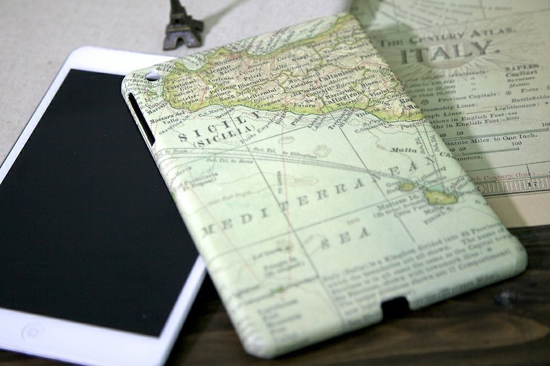 iPad mini 旅游外壳：航海家地图 - 其他 - 防水材质 绿色