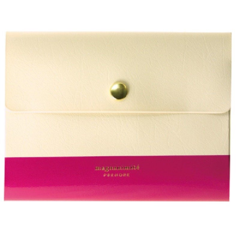 日本【LABCLIP】Prendre 系列 Multi case多功能收纳袋(扣式)粉红 - 化妆包/杂物包 - 塑料 粉红色
