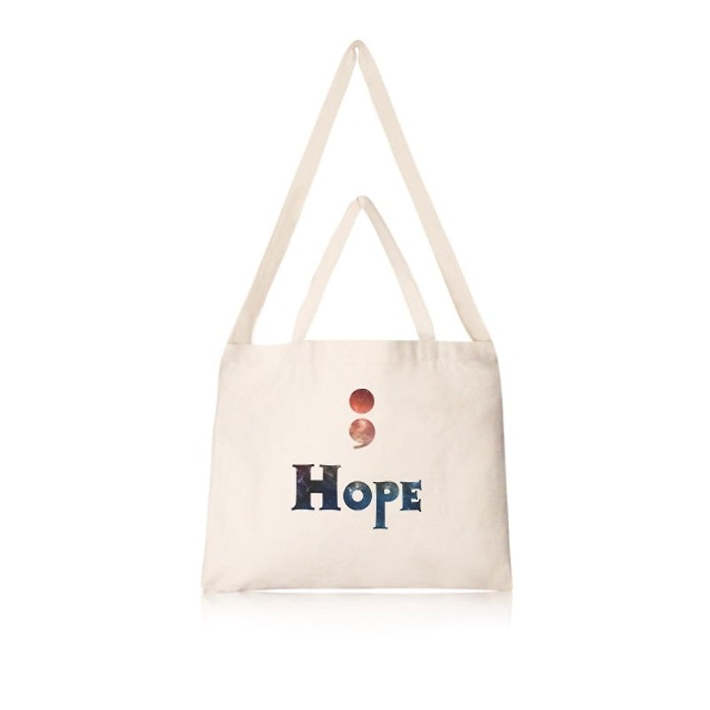 分号计划 Hope 横式帆布包 - 侧背包/斜挎包 - 其他材质 