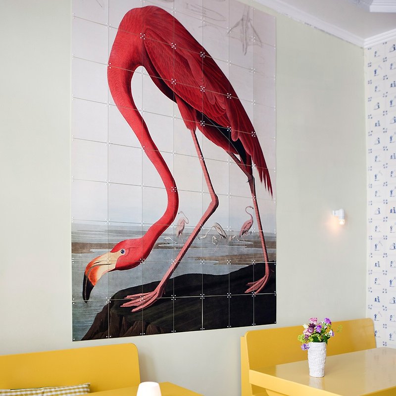 荷兰IXXI壁挂 红鹤(L) Flamingo / Audubon - 摆饰 - 防水材质 红色