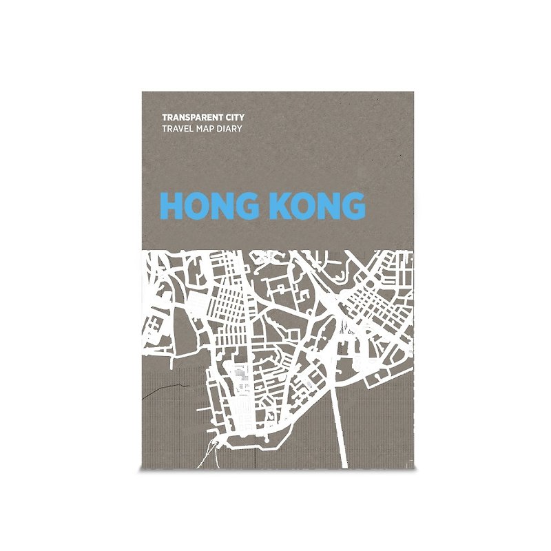 Palomar│描一描城市透明地图 (香港) - 地图 - 纸 灰色