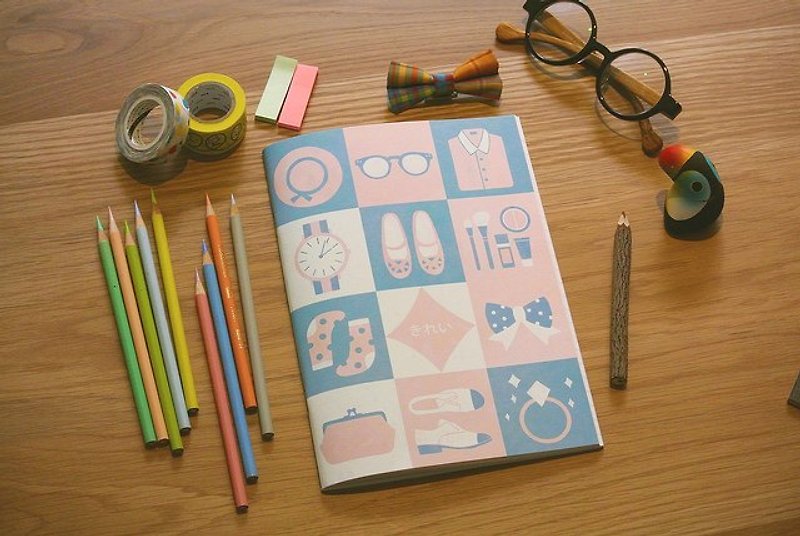 FREE Note 自由自在笔记本-B5[粉红/Beauty] - 笔记本/手帐 - 其他材质 粉红色