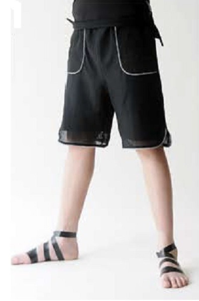 2015 春夏 LOUD APPREL 网状口袋短裤 - 其他 - 棉．麻 黑色