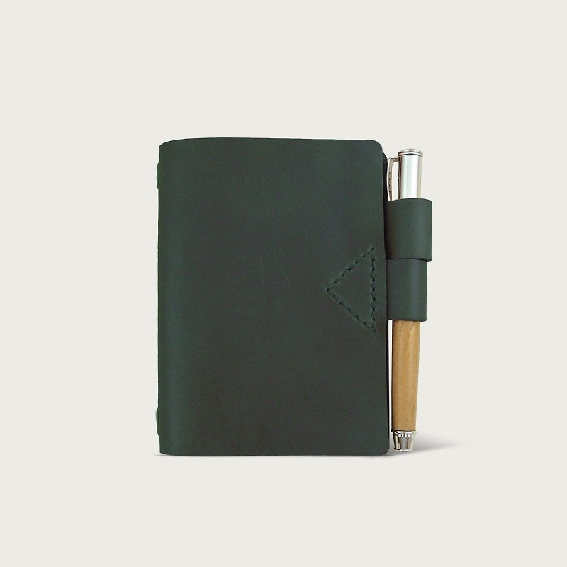 N2 mini记事皮套 -- 森林绿 - 笔记本/手帐 - 真皮 绿色
