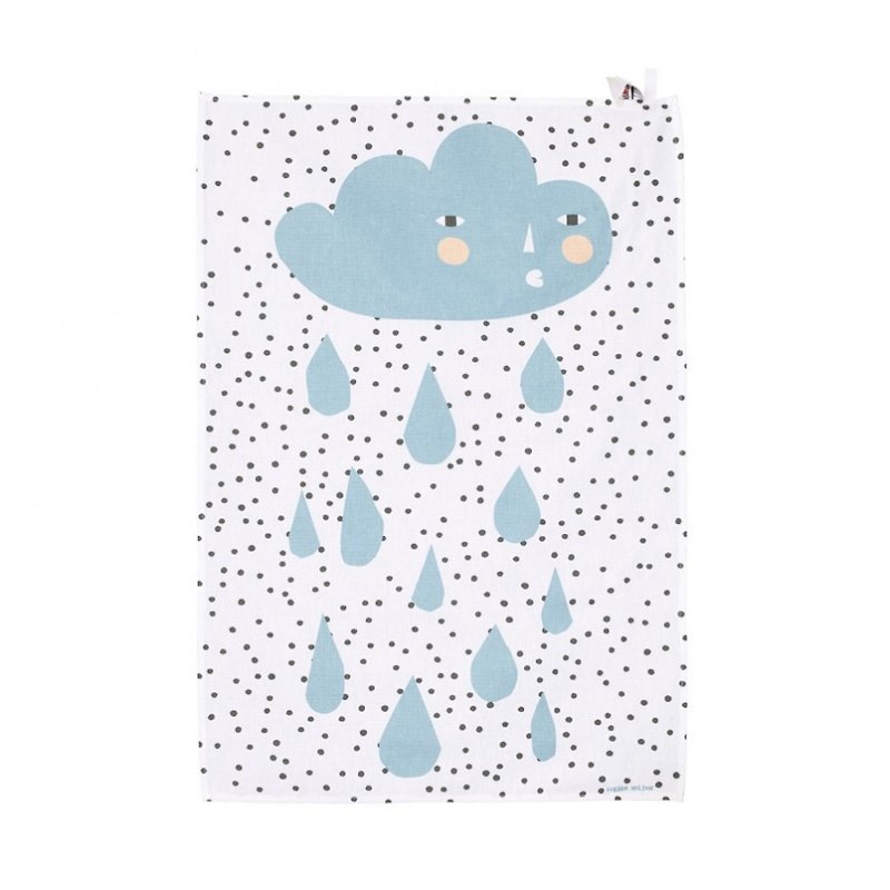 Cloud 彩绘餐巾布 | Donna Wilson - 餐垫/桌巾 - 棉．麻 白色