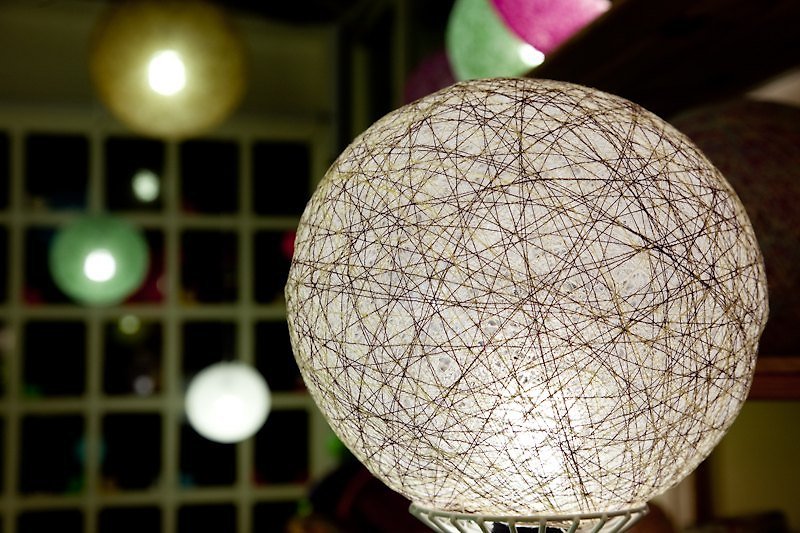 【日式和风】手工编织球灯罩 - 灯具/灯饰 - 其他材质 咖啡色