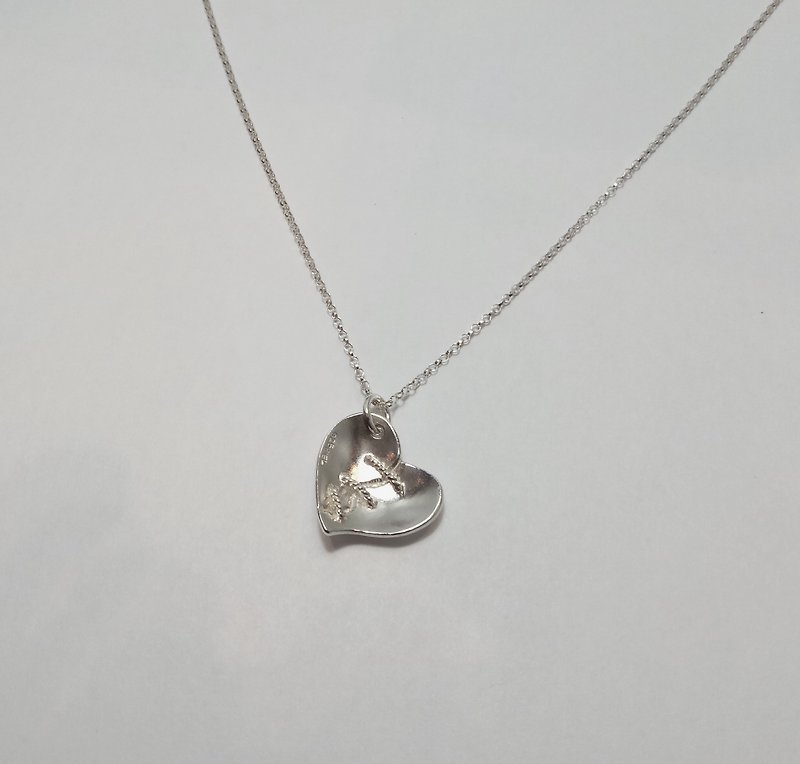 <Brave Heart> 勇敢之心 925银项链 by 黛乐 Studio d'EL - 项链 - 其他金属 灰色