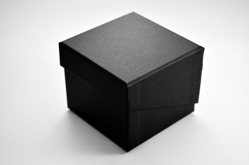 手表礼盒(方型) - 对表/情侣表 - 纸 黑色