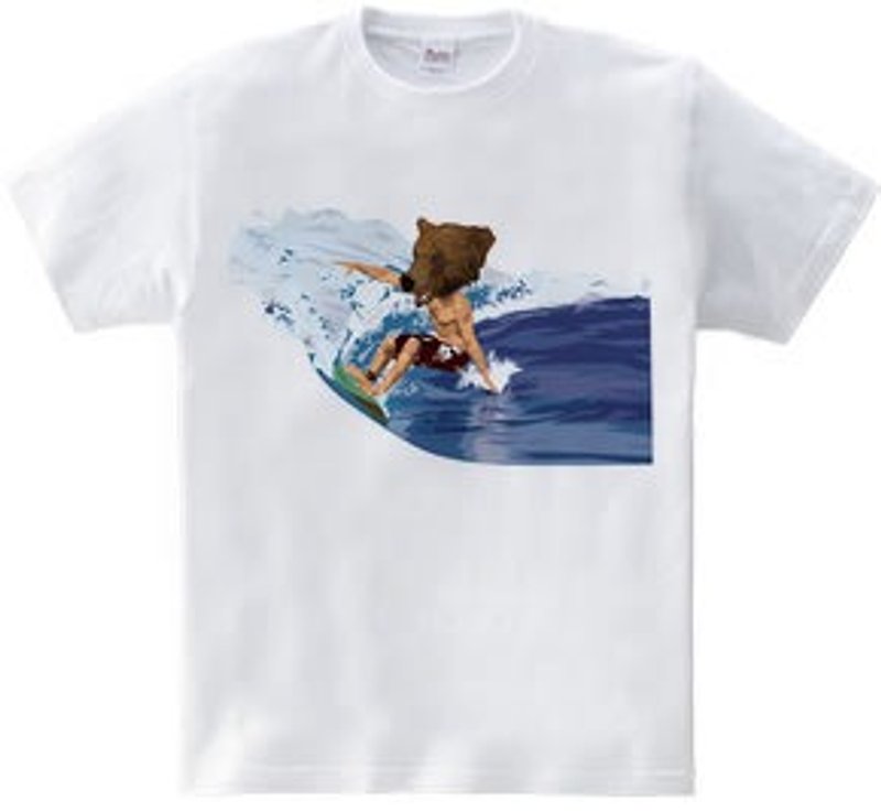 BEAR SURFING - 女装 T 恤 - 其他材质 白色