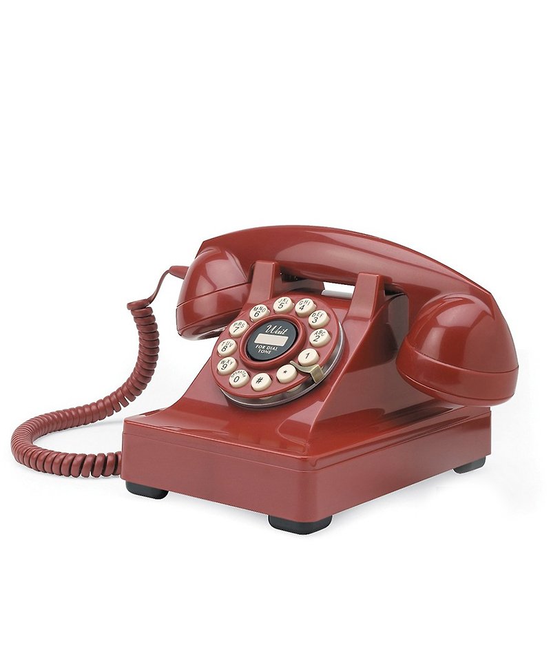 SUSS-英国进口302系列 经典复古造型桌上型电话/工业风 (沉稳红) - 其他 - 塑料 红色