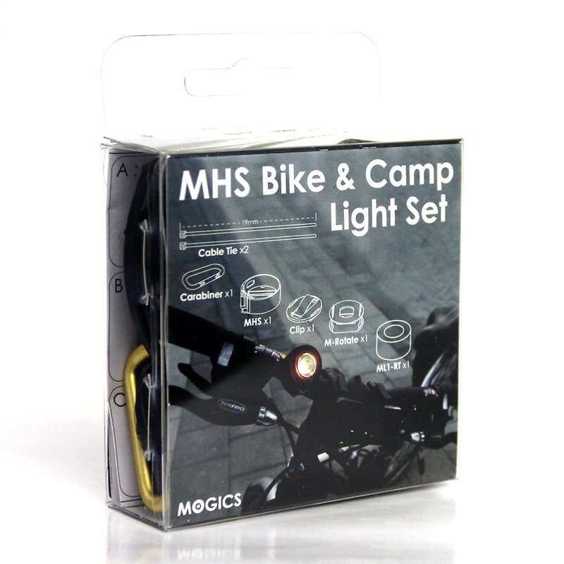 【MOGICS】摩奇客灯户外型 登山自行车灯组 - 自行车/周边 - 塑料 黑色