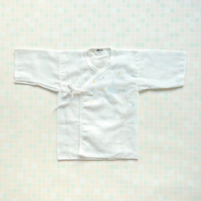 给宝宝的第一件衣服~100%纯棉纱布衣单件包装 - 其他 - 棉．麻 白色