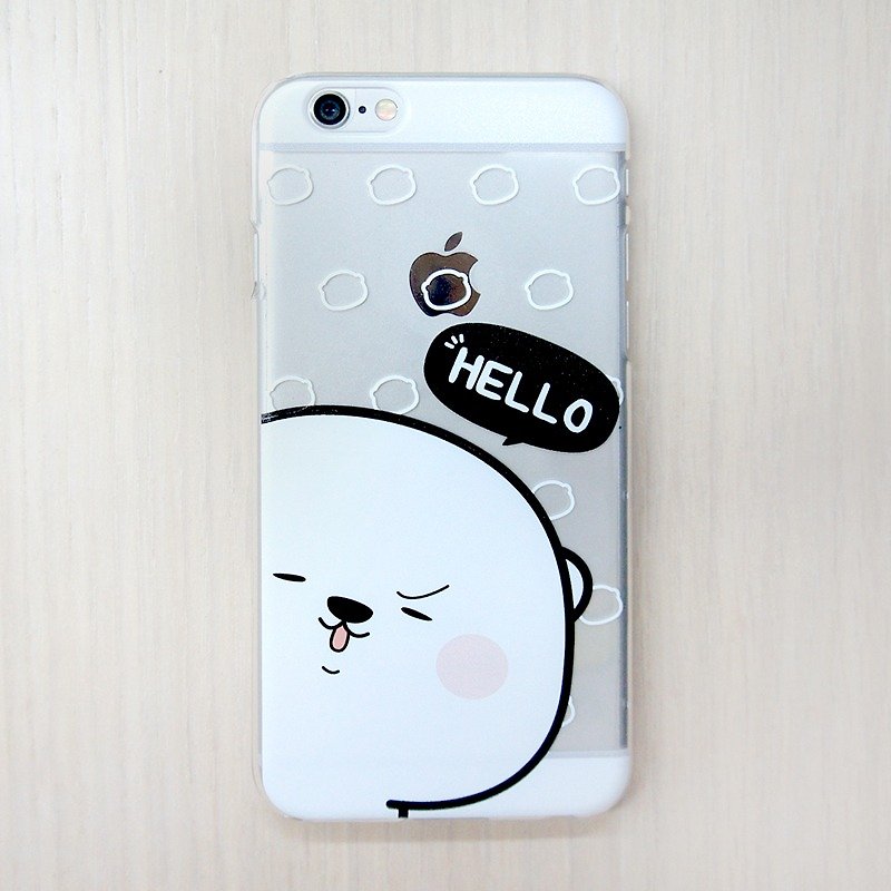 熊 秋葵×HELLO 手机保护硬壳 i6 / 6s - 手机壳/手机套 - 塑料 白色