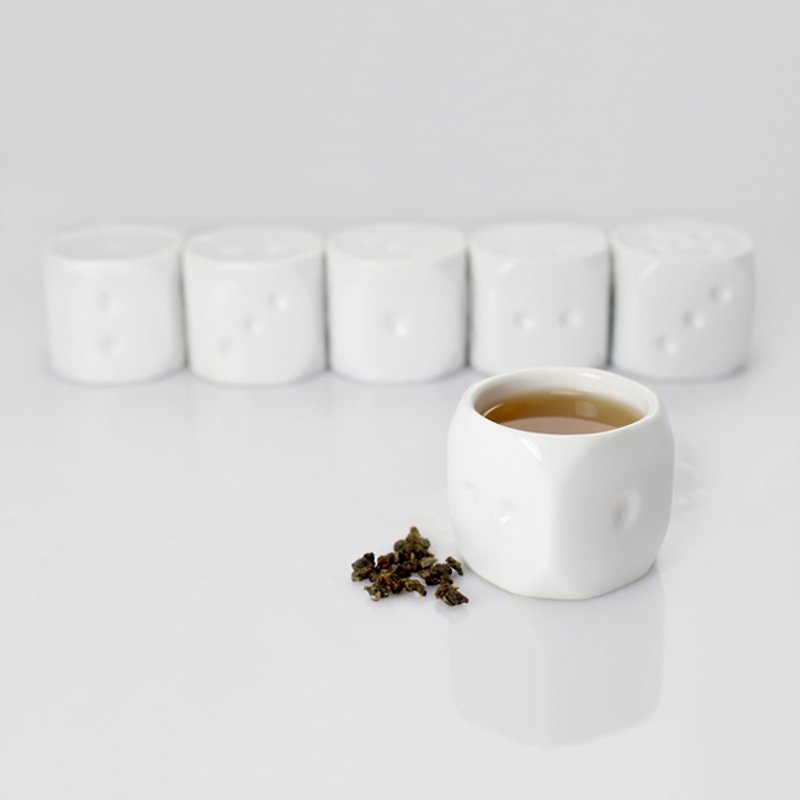 dipper 18乐茶饮杯6入组 - 茶具/茶杯 - 瓷 白色