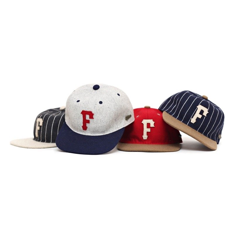 Filter017 Letter F Woolen Baseball Cap 毛料复古棒球帽 - 帽子 - 其他材质 多色