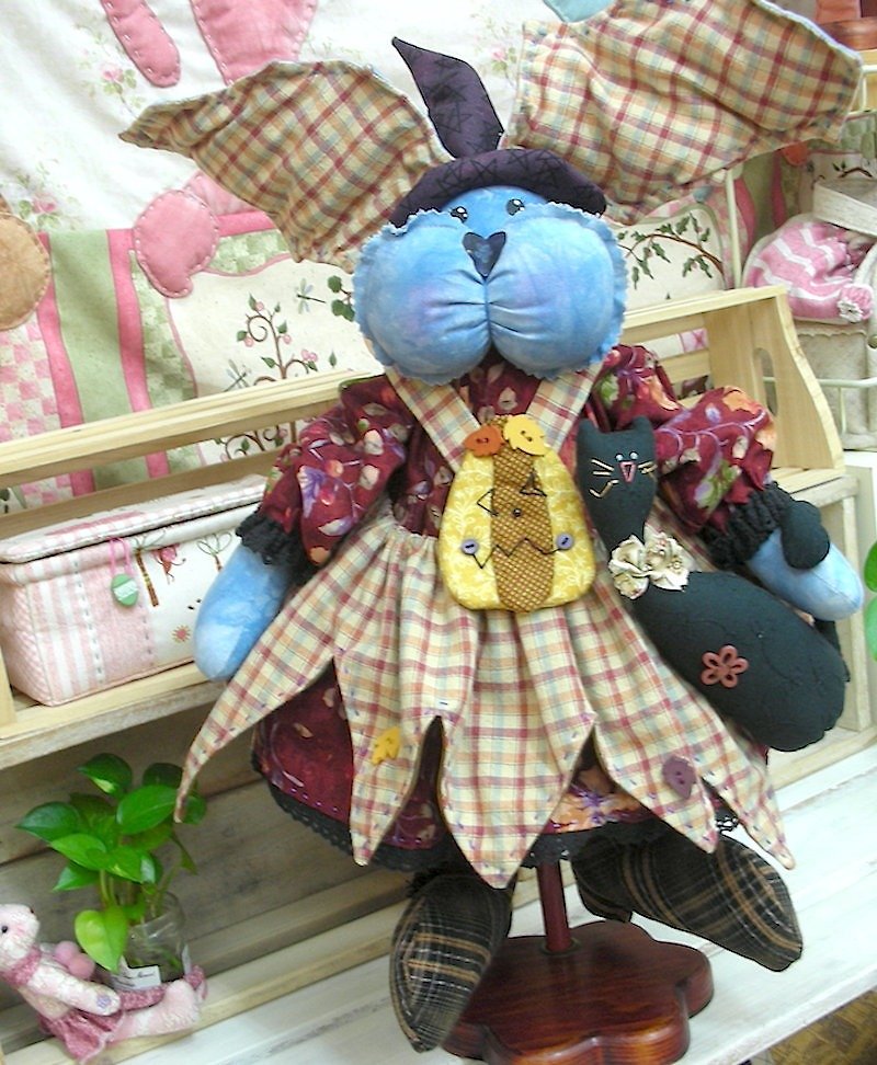 wonderland22 布娃娃｜魔女兔 - 玩偶/公仔 - 其他材质 蓝色