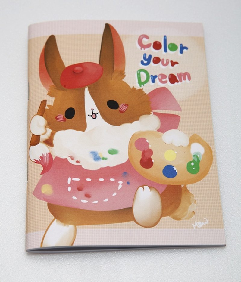 Color Your Dream 兔兔空白笔记本 - 笔记本/手帐 - 纸 粉红色