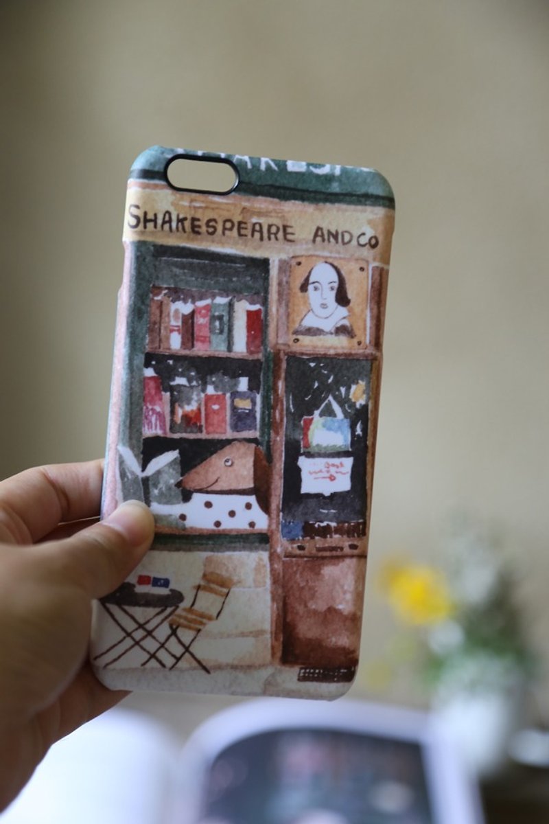 莎士比亚书店-阅读手机壳 - 手机壳/手机套 - 塑料 绿色