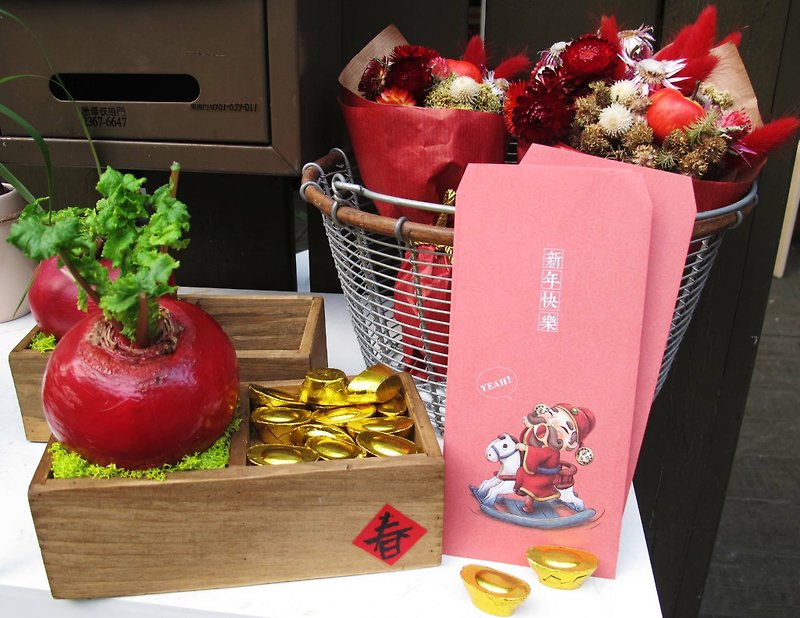 【新年，摇摇马】红包袋 - 红包/春联 - 纸 红色
