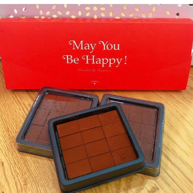 综合生巧克力礼盒 - 巧克力 - 新鲜食材 咖啡色