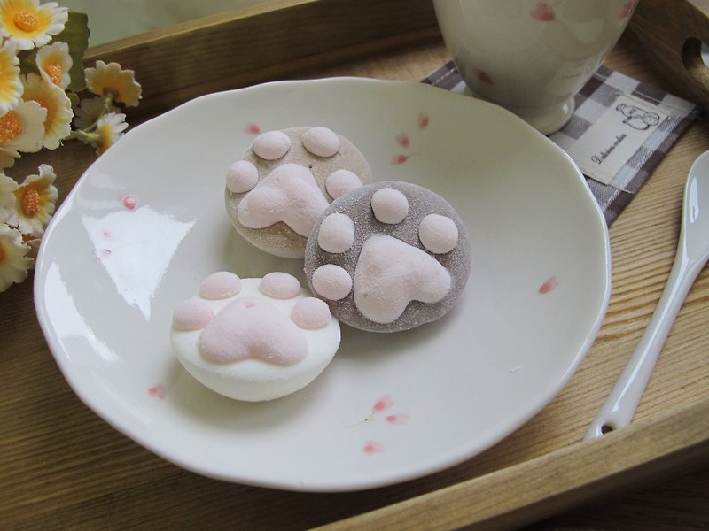 治愈系 软绵绵猫掌棉花糖(牛巧) - 零食/点心 - 新鲜食材 粉红色
