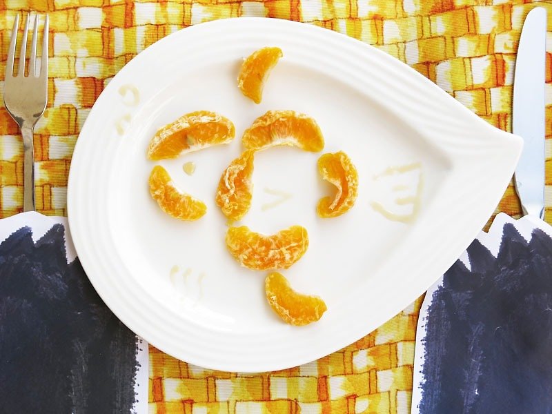 幸福果铺-手工橘子干分享包 - 水果干 - 新鲜食材 橘色