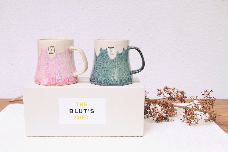 BLUT'S 六鲁 富士山马克对杯礼盒组 情人节礼物 - 咖啡杯/马克杯 - 其他材质 