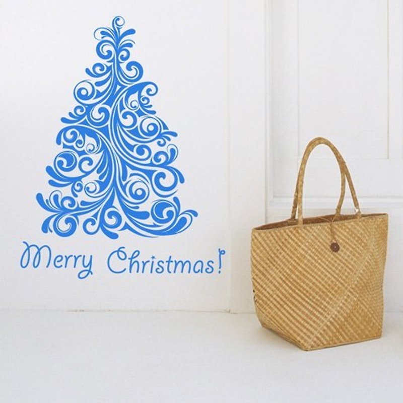 《Smart Design》创意无痕壁贴◆时尚圣诞树 8色可选 - 墙贴/壁贴 - 塑料 橘色