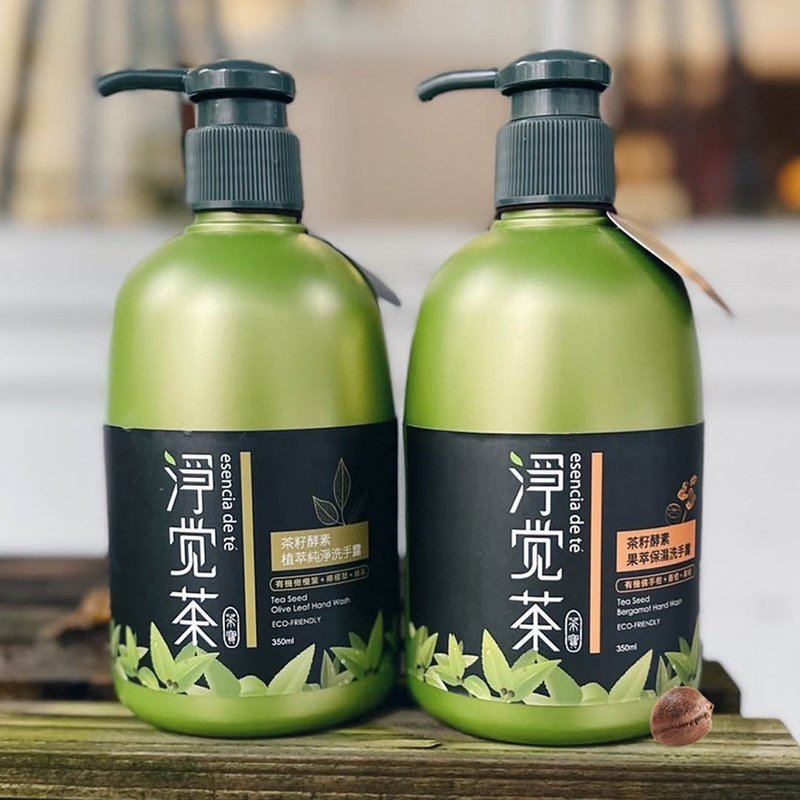 新年 手心的温度【茶宝 净觉茶】 茶籽植萃纯净洗手露 350ml - 洗手用品 - 植物．花 绿色