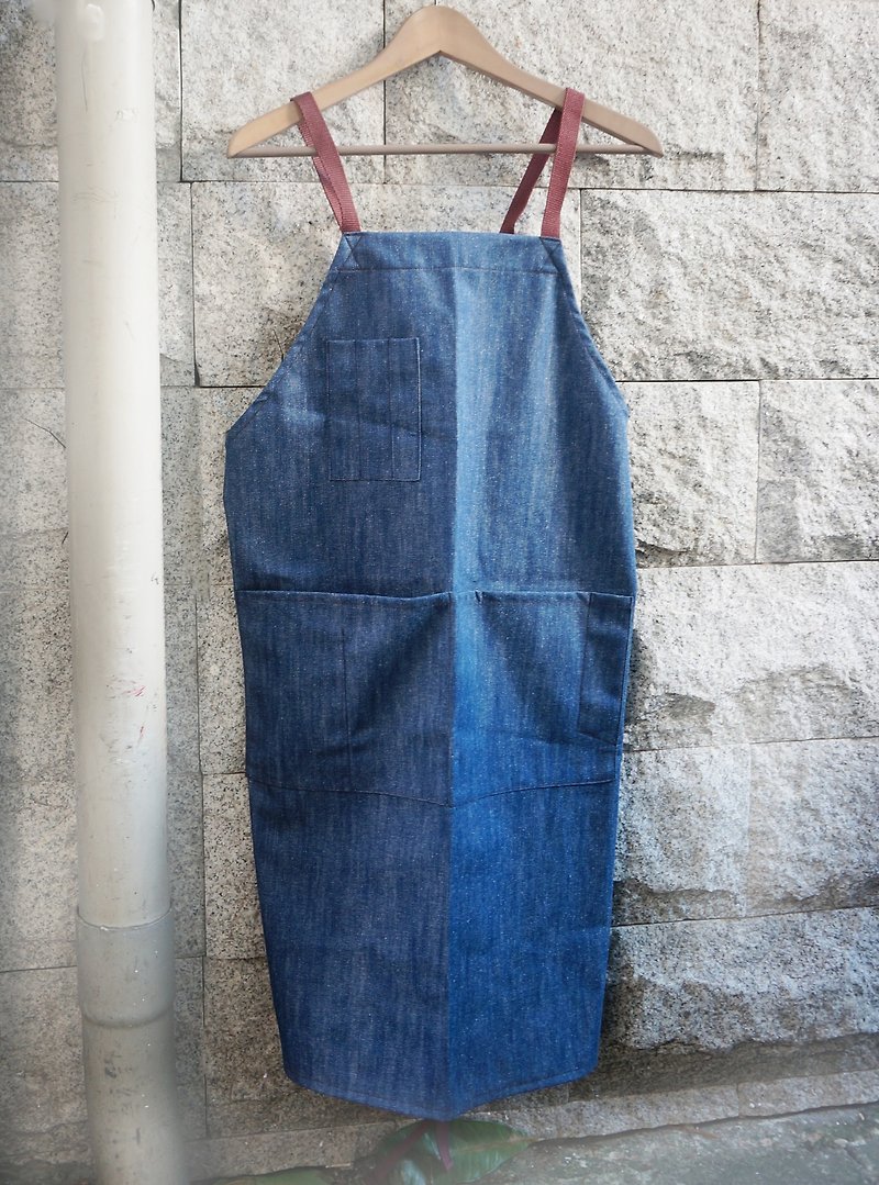 Sienna职人工作服围裙 - 围裙 - 其他材质 蓝色