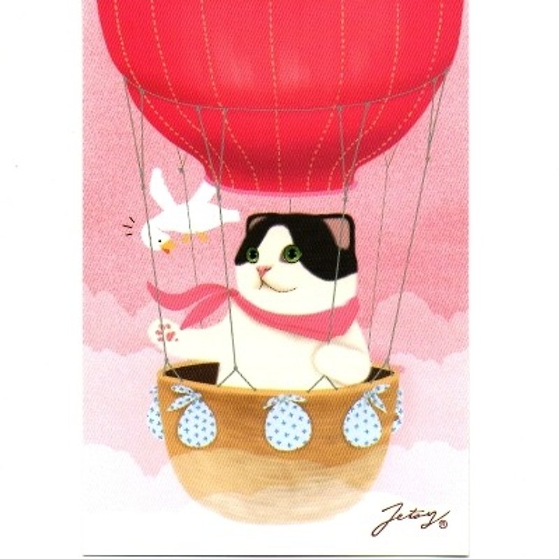 JETOY,Choo Choo 甜蜜猫第二代明信片_Cookie（J1407101） - 卡片/明信片 - 纸 多色