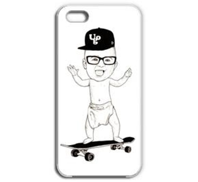 Baby Skateboarder（iPhone5/5s） - 男装上衣/T 恤 - 其他材质 