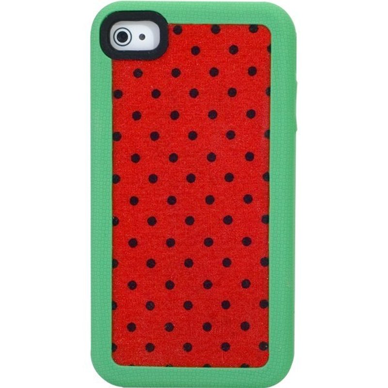 Vacii Haute iPhone4/4S布面保护套-西瓜 - 手机壳/手机套 - 其他材质 红色