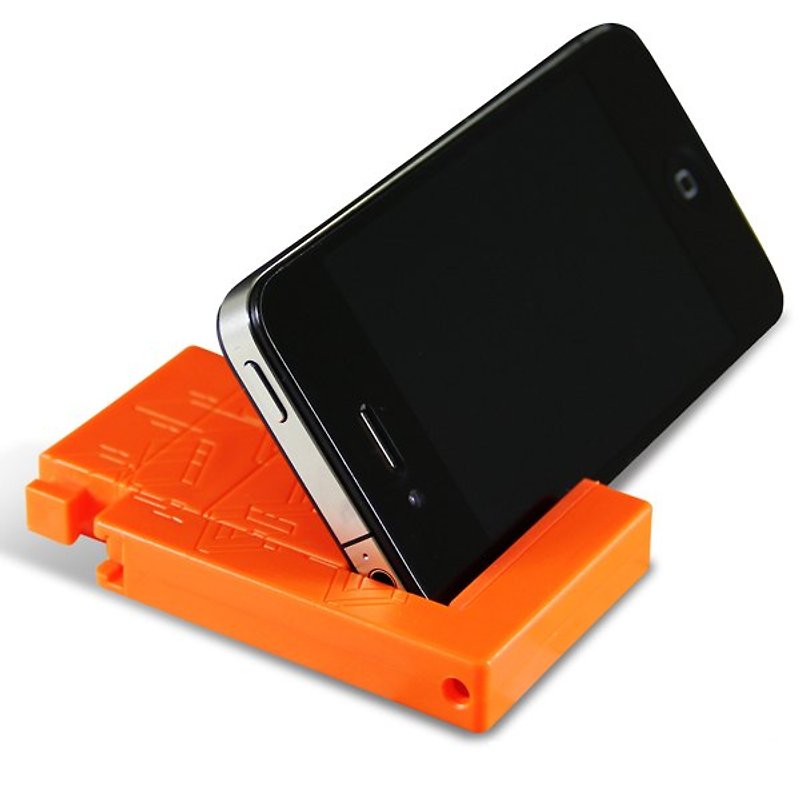 台湾制造积木式橘色Magic Mobile Stand变形金刚随行座 - 其他 - 硅胶 橘色