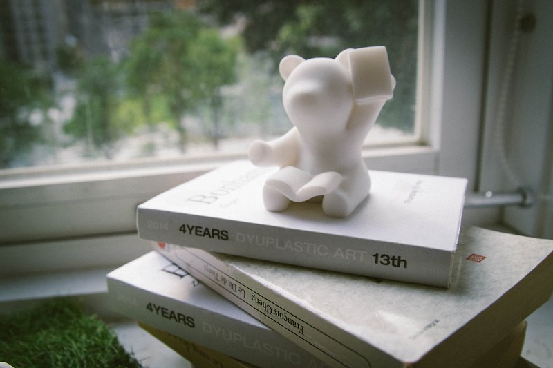 2015金点设计奖~行动-小熊造型石雕纸镇 - 其他 - 石头 白色