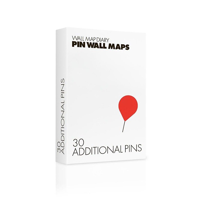 Palomar│图针 30针装 拼世界地图专用 - 地图 - 塑料 红色